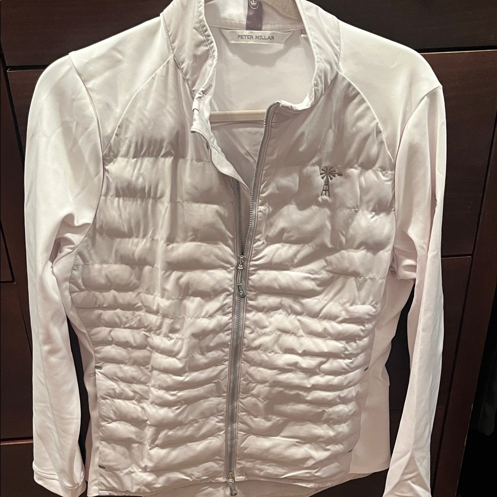 Peter Millar Women's Soft Gray Puffer Jacket